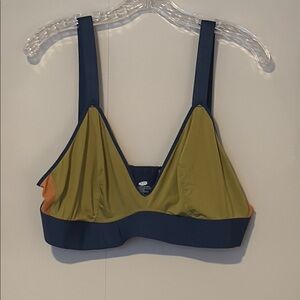PARADE Green Blue Orange Bralette with Mesh & Supportive Straps 2XL